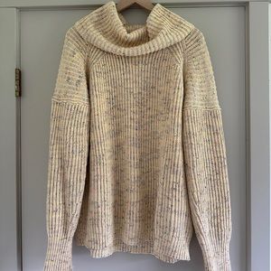 Free People Oversized Cowl Neck Sweater